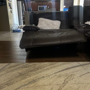 Three Sons Handyman and Renovations - Slightly tilted foot rest before he fixed it all. - Handyman Near Me Three Sons Handyman and Renovations - Slightly tilted foot rest before he fixed it all. - Handyman Near Me
