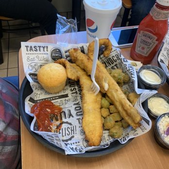 All Fried Up - a plate of food on a table - Seafood Near Me - Cherokee, North Carolina