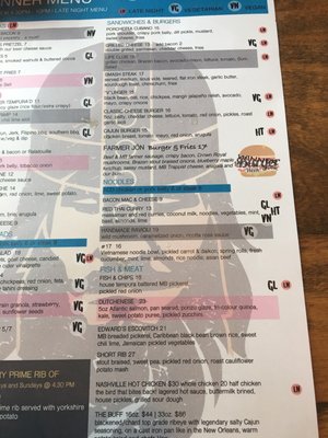 Menu photo 8 Brazen Hall Winnipeg, MB