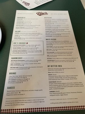 Menu photo 4 Unc's Pizza Detroit, MI Menu photo 4 Unc's Pizza Detroit, MI