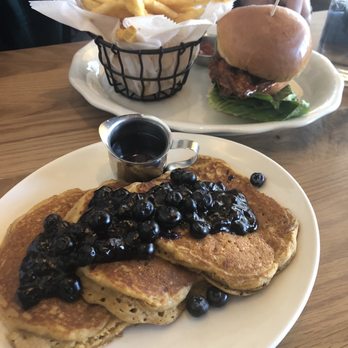 Tupelo Honey Southern Kitchen & Bar - Blueberry sweet potato pancakes and Asheville chicken sandwich - Southern Near Me - Denver, Colorado Tupelo Honey Southern Kitchen & Bar - Blueberry sweet potato pancakes and Asheville chicken sandwich - Southern Near Me - Denver, Colorado