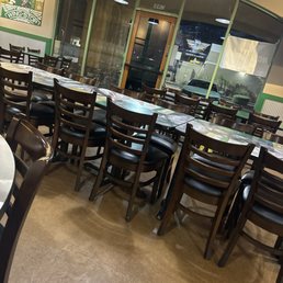 Empty place because lobby is closed
