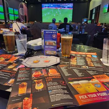 Dave & Buster's Dallas - Lots and lots of menus - American Near Me - Dallas, Texas