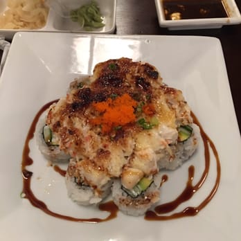 Sugoi Sushi - Rock and Roll cut roll that has scallops on top. Delicious. - Sushi Bars Near Me - Beaumont, California Sugoi Sushi - Rock and Roll cut roll that has scallops on top. Delicious. - Sushi Bars Near Me - Beaumont, California
