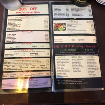 Sei Sushi - Lunch specials to be had with a 20% OFF! plate, rice bowl, and bibop! - Sushi Bars Near Me - San Diego, California Sei Sushi - Lunch specials to be had with a 20% OFF! plate, rice bowl, and bibop! - Sushi Bars Near Me - San Diego, California