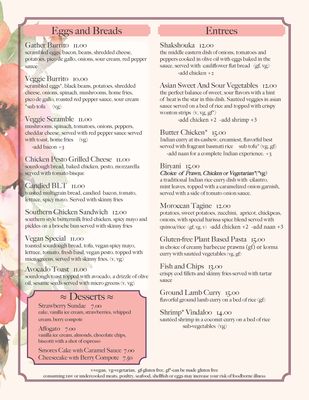 Menu photo 6 Gather Cafe Bistro Bar Talent, OR