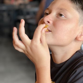 Mr Brews Taphouse - Mesa - Enjoying the burger! - New American Near Me - Mesa, Arizona