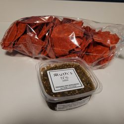 Chipotle chips and salsa verde!