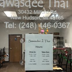 Sawasdee  2 - New hours and phone #