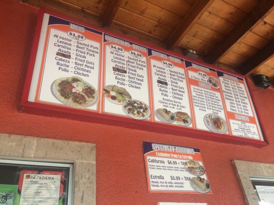 Menu photo 8 La Estrella Tacos #2 Pasadena, CA Menu photo 8 La Estrella Tacos #2 Pasadena, CA
