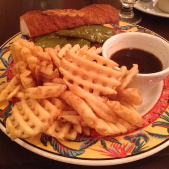 Chicago Marriott Schaumburg - Italian beef sandwich with waffle fries - Hotels Near Me - Schaumburg, Illinois