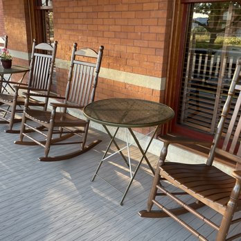 Pullman Club Coffee Shop - Rocking Chairs exterior - Coffee & Tea Near Me - Chicago, Illinois Pullman Club Coffee Shop - Rocking Chairs exterior - Coffee & Tea Near Me - Chicago, Illinois