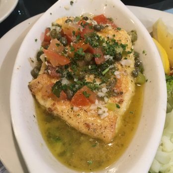 Tognazzini's Dockside - Halibut Piccata - Seafood Near Me - Morro Bay, California Tognazzini's Dockside - Halibut Piccata - Seafood Near Me - Morro Bay, California