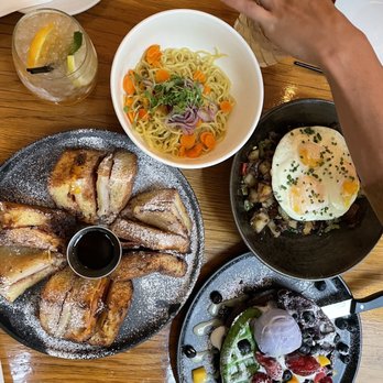 Bone Kettle - Oxtail hash, pandan & ube waffles, monte cristo & their broth & noodles - Breakfast & Brunch Near Me - Pasadena, California