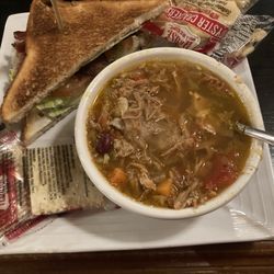 Manzanita Restaurant - Great Senior Special cup of soup & BLT 1/2 sandwich.  Absolutely fresh.