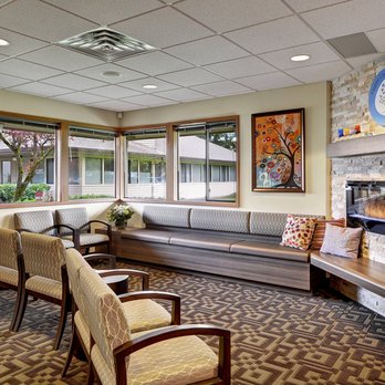 Egger Orthodontics - Beautiful waiting area with fireplace - Orthodontists Near Me - Issaquah, Washington Egger Orthodontics - Beautiful waiting area with fireplace - Orthodontists Near Me - Issaquah, Washington