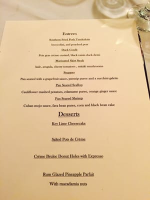 Menu photo 1 John Dunn Gourmet Dining Room Santa Barbara, CA Menu photo 1 John Dunn Gourmet Dining Room Santa Barbara, CA
