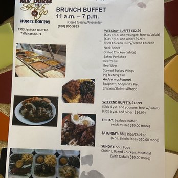 Ma' Dukes Grab & Go - Advertising their Brunch Buffet!! - Seafood Near Me - Tallahassee, Florida