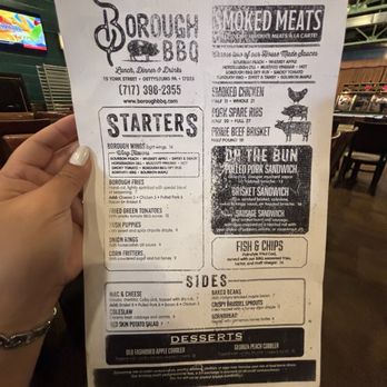 The Upper Crust - BBQ Menu - Pizza Near Me - Gettysburg, Pennsylvania