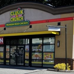 Cluck and Crunch - View from parking lot