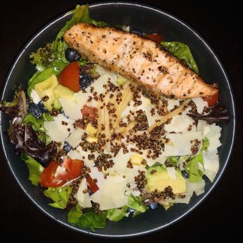 Conner's Kitchen + Bar - Supernatural Salad with added avocado and salmon. - Breakfast & Brunch Near Me - Indianapolis, Indiana Conner's Kitchen + Bar - Supernatural Salad with added avocado and salmon. - Breakfast & Brunch Near Me - Indianapolis, Indiana