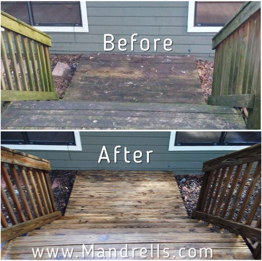 Slide of Mandrell's Pressure Cleaning