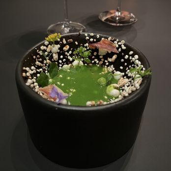 EVER - English Pea, black garlic, grains, Tendrils - New American Near Me - Chicago, Illinois