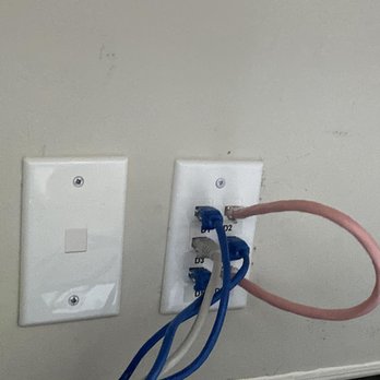 A Telephone Jacks - He installed a 6 port wall plate for me, and he left a blank one for the next time he comes! - IT Services & Computer Repair Near Me A Telephone Jacks - He installed a 6 port wall plate for me, and he left a blank one for the next time he comes! - IT Services & Computer Repair Near Me
