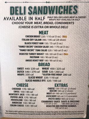 Menu photo 8 Mr. Pickle's Sandwich Shop Tracy, CA Menu photo 8 Mr. Pickle's Sandwich Shop Tracy, CA