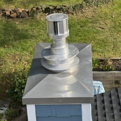 Atelier Construction - Stainless Steel chimney chase cover
