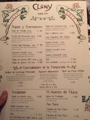 Menu photo 1 Cluny México, D.F., DIF