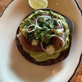 Mar Bella Boqueria - tostada de atún - Spanish Near Me - Denver, Colorado Mar Bella Boqueria - tostada de atún - Spanish Near Me - Denver, Colorado
