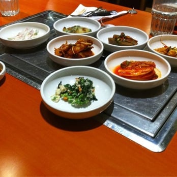 Choi's Garden - da side dish delights! all yummy man! - Korean Near Me - Honolulu, Hawaii