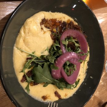 600 Kitchen & Bar - Blackened Shrimp & Grits - blackened was not too salty, but small serving size - American Near Me - Kalamazoo, Michigan