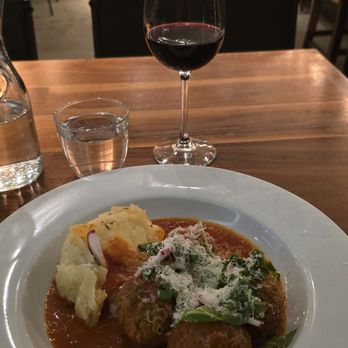 Fireside - Meatballs with potato gratin - Pizza Near Me - San Francisco, California Fireside - Meatballs with potato gratin - Pizza Near Me - San Francisco, California