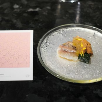 Atomix - sea bream, uni, spinach - Korean Near Me - New York, New York