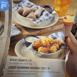 Menu as of July 2022