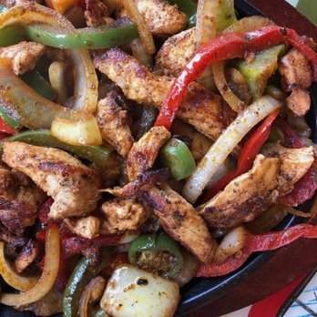 The Sycamore Grille - Chicken peppers onions for fajitas - New American Near Me - Manalapan, New Jersey
