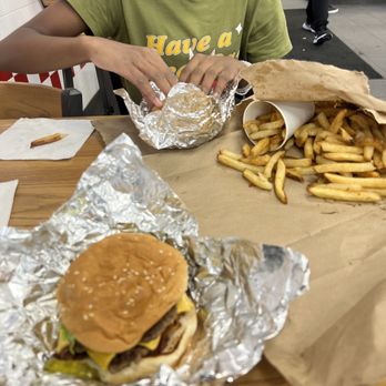 Five Guys - Bacon Cheeseburger - Burgers Near Me - North Bethesda, Maryland