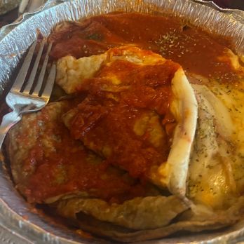 Mama Rosa Pizza & Pasta - Eggplant Parm - I had to add seasoning to give it flavor. - Italian Near Me - Rutherford, New Jersey Mama Rosa Pizza & Pasta - Eggplant Parm - I had to add seasoning to give it flavor. - Italian Near Me - Rutherford, New Jersey