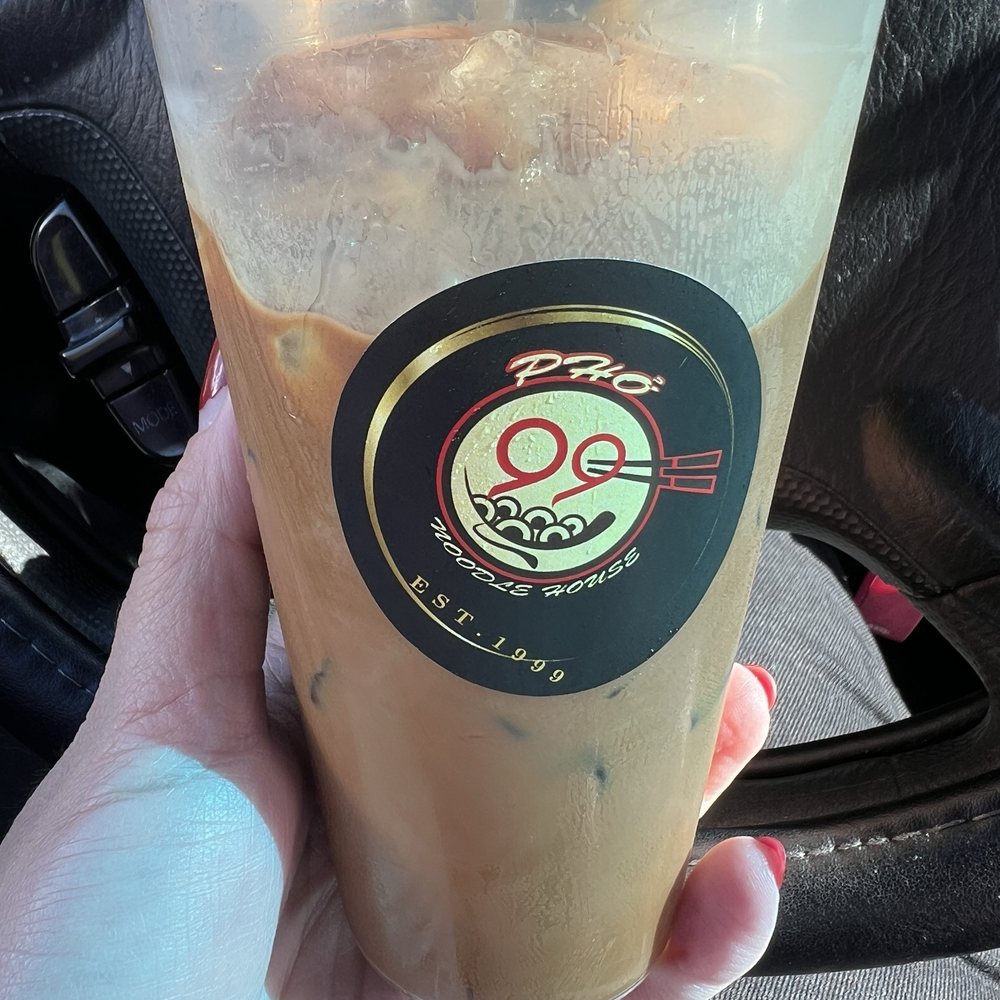 Pho 99 - B1. Vietnamese Iced Coffee with Condensed Milk - Vietnamese Near Me - Fremont, California Pho 99 - B1. Vietnamese Iced Coffee with Condensed Milk - Vietnamese Near Me - Fremont, California