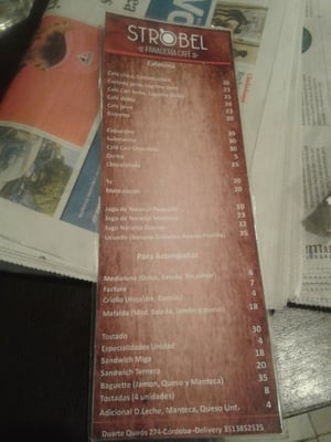Menu photo 2 Strobel Córdoba, X