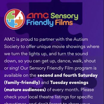 AMC Layton Hills 9 - AMC Sensory Friendly Films - Cinema Near Me - Layton Hills, Utah