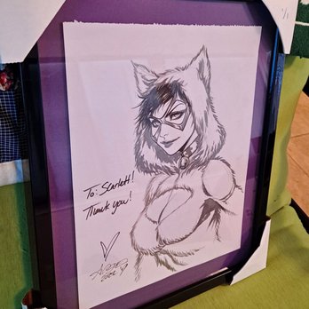 Bywater Framing - My framed Catwoman sketch. - Framing Near Me - New Orleans, Louisiana
