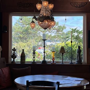 Sleepy Monk Coffee Roasters - Inside seating - Coffee Roasteries Near Me - Cannon Beach, Oregon