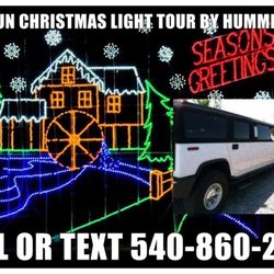 Va Limo 4 U - We do a lot Christmas light tours in Bull Run Park in Manassas