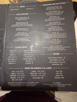 Menu photo 2 Tenjou New York, NY Menu photo 2 Tenjou New York, NY
