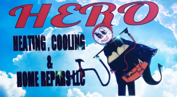 Hero heating & cooling Logo