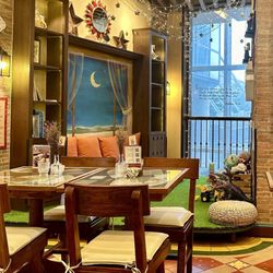 Cute kids area within the restaurant