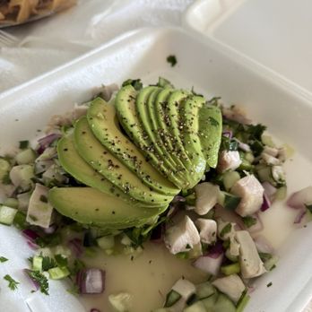 Ceviche Ceviche - Tigers Milk with avocado - Seafood Near Me - South Padre Island, Texas
